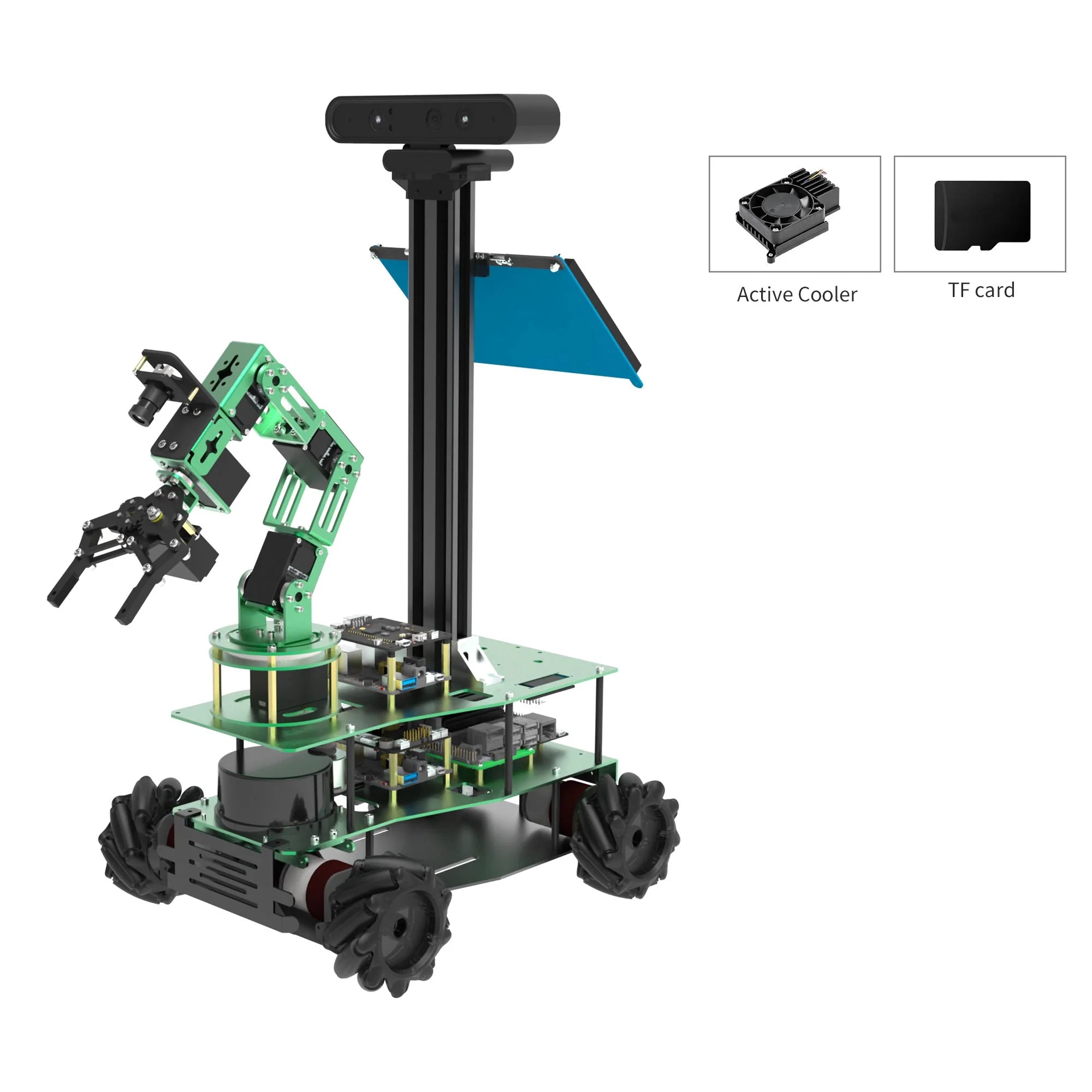 ROSMASTER X3 PLUS ROS STEM Education Python Programming Robot for Jetson NANO 4GB/Orin NX/Orin NANO/RaspberryPi 5B