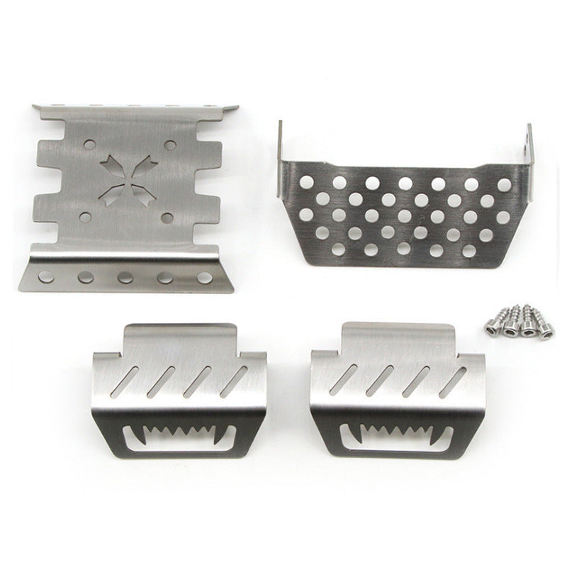 YIKONG RC Car Chassis Armor Front Guard Rear Guard Set for YK4102 4103 4082 1/8 1/10