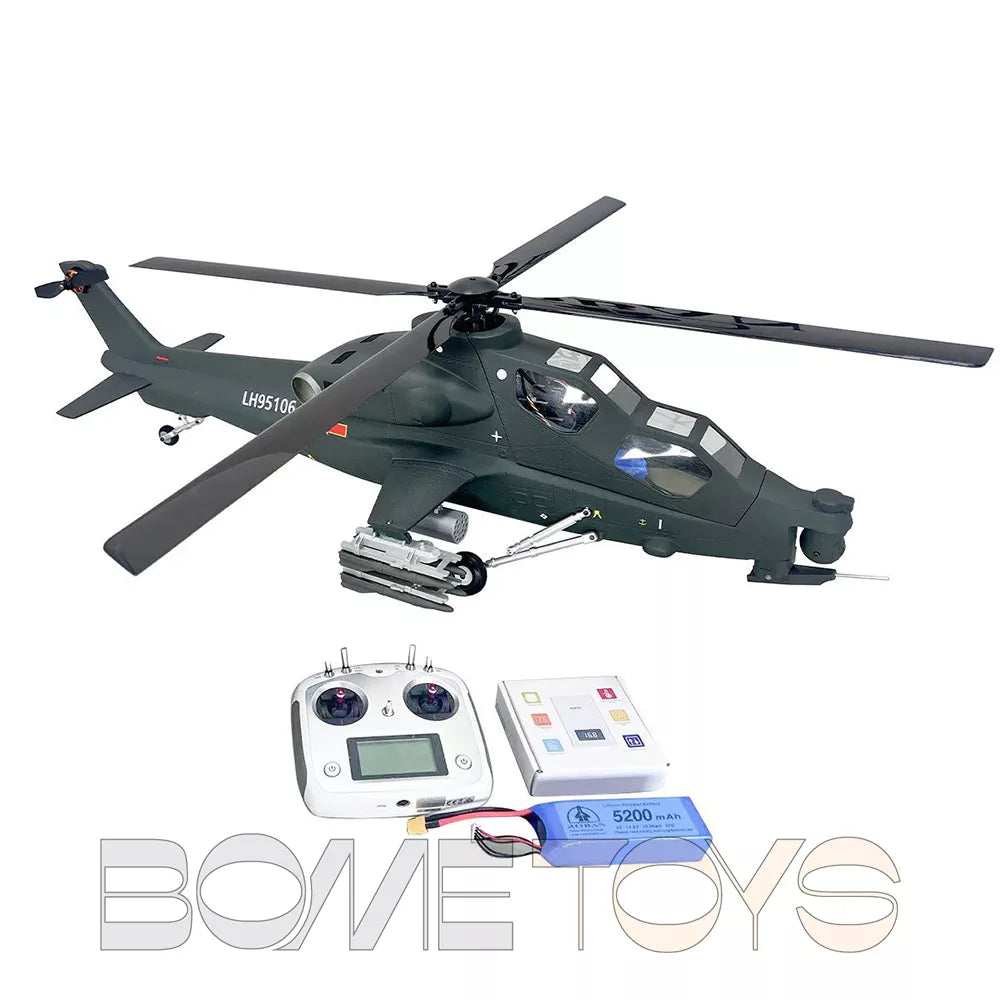 ROBAN 470 CAIC Z-10 4-Blade RC Helicopter GPS X2 Flight Control LED Lighting System PNP/RTF Version Helicopter