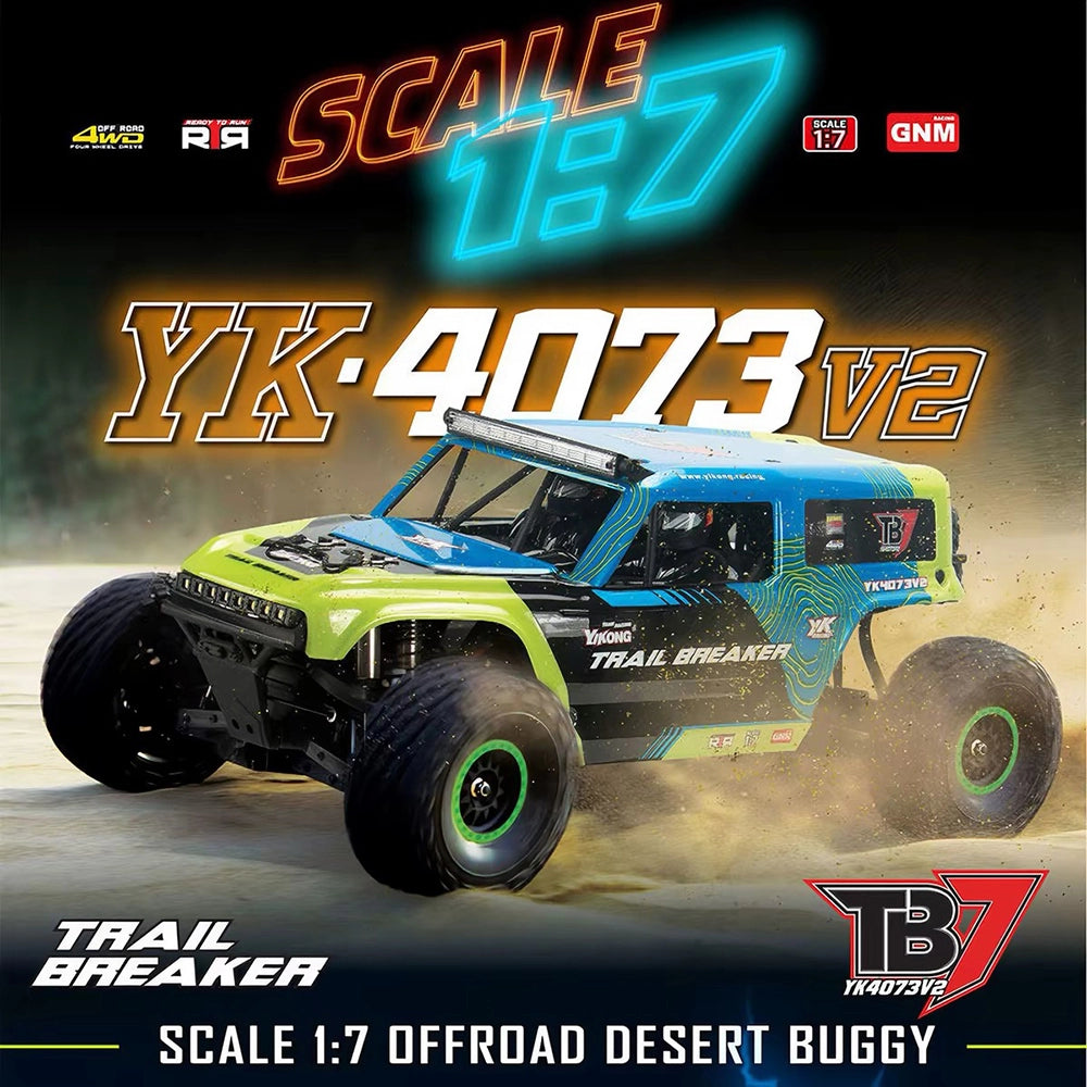 YIKONG YK4073 TB7 V2 Trailbreaker 1/7 Brushless 4WD Desert Off-Road Truck RTR
