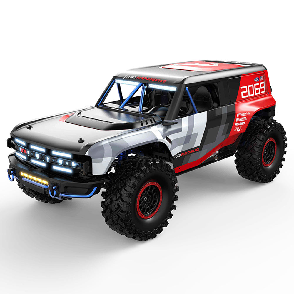 MJX Hyper Go H8P 1/8 RC Car Ford Bronco Baja 1000R Official Licensed RC Truck Model