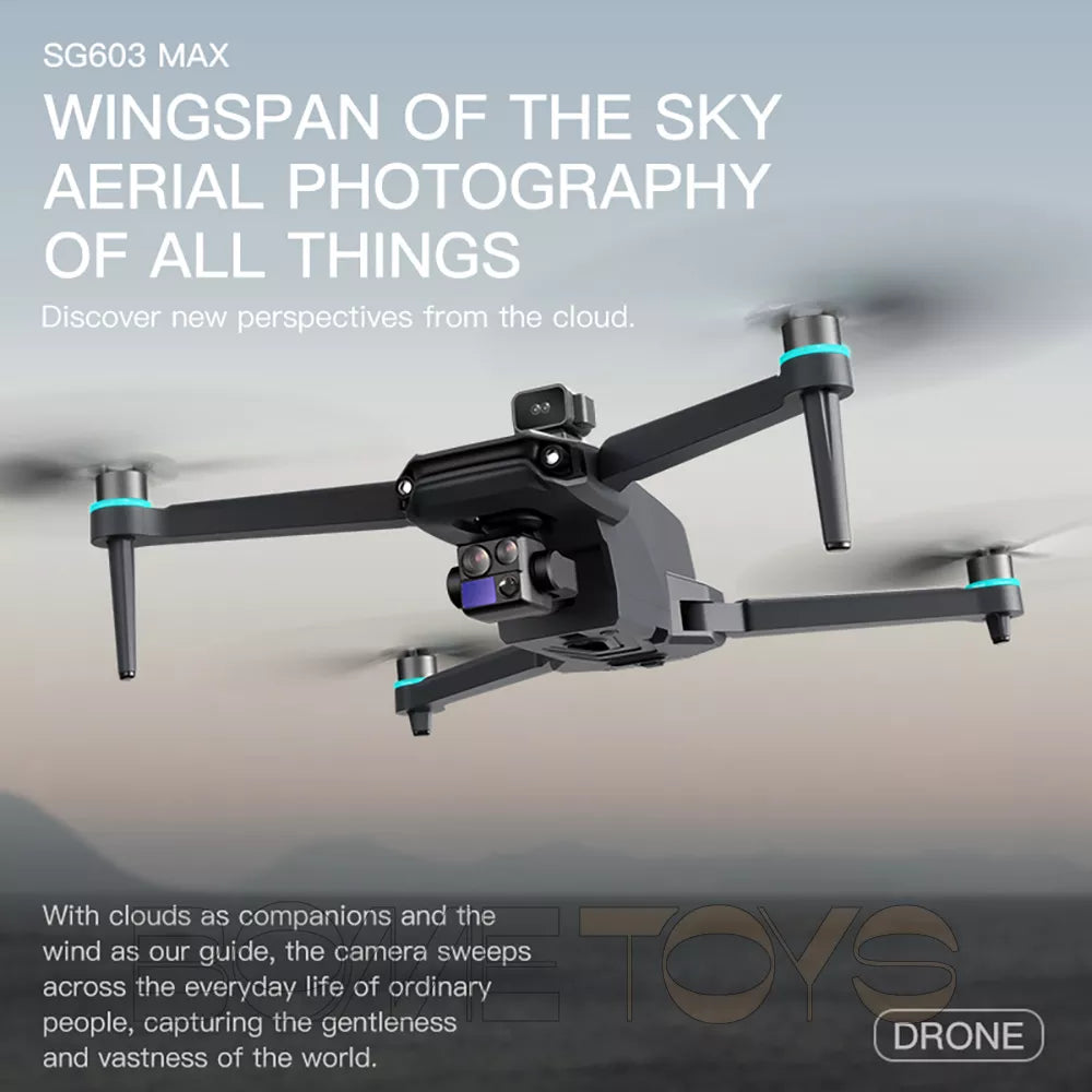 ZLL SG603 MAX 4K Drone 3-Axis Gimbal Intelligent Obstacle Avoidance GPS 5G Quadcopter with 5.5 inch screen remote control