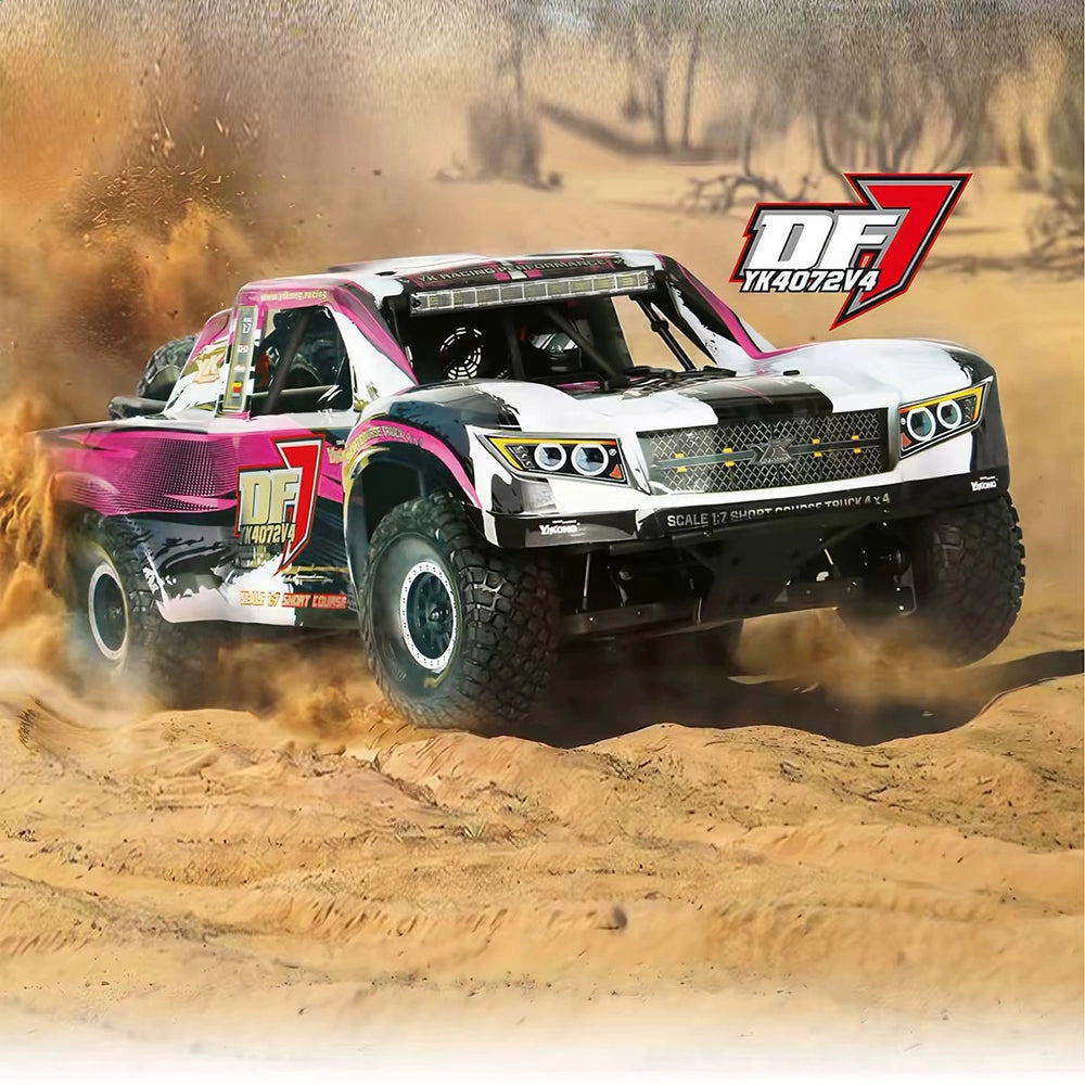 YIKONG YK4072 DF7 V4 1/7 Desert Rear Straight Axle Short Course Truck 4WD Brushless RTR
