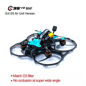 Axisflying 3.5inch FPV Drone Cineon C35 V2 3.5inch Cinewhoop Cinematic DJI O3 BNF 4S/6S