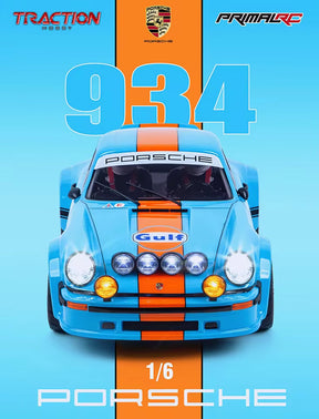 TRACTION HOBBY & PRIMAL RC Porsche 934 1/6 RC Car 4WD Drift Rally Racing Brushless 2.4GHZ Off-road Model RTR