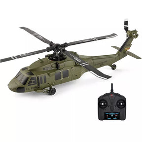 Wltoys K170 Black Hawk UH-60L RC Helicopter 4 CH Four Propeller Simulation Brushless Fixed Height Helicopter