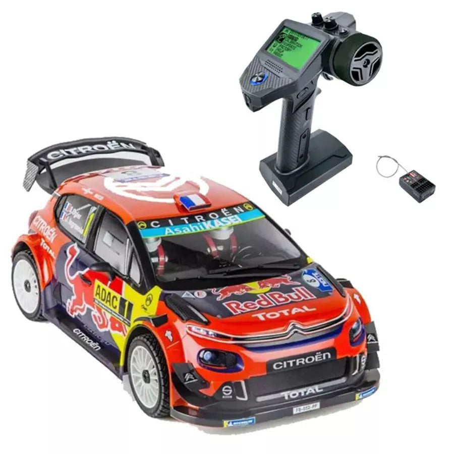TRACTION HOBBY KM WRC C3 1/7 RC Car 4WD Drift Rally Racing Brushless 2.4GHz Off-road Model RTR