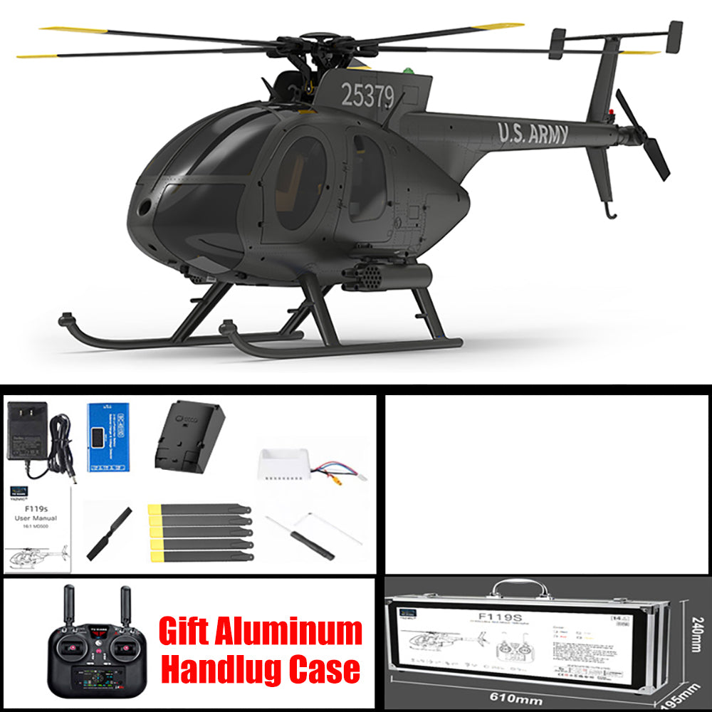 YUXIANG F119S MD-500 Bird RC Helicopter GPS Altitude Hold Optical Flow Positioning Radar Brushless 3D Stunt Helicopter
