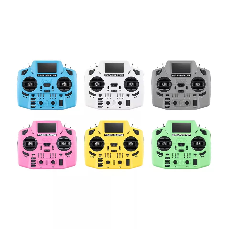 Radiomaster GX12 Crush 1000HZ 3D Digital CNC Hall Gimbal Dual Band Antenna Gemini XROSSBAND EXpressLRS Radio Controller