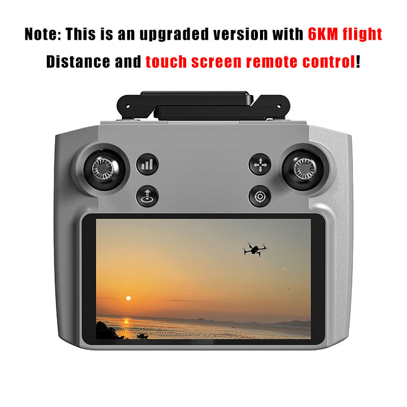 XMR/C M11 Turbo 4K Drone 3-axis Gimbal 6KM FPV GPS Obstacle Avoidance Quadcopter Upgraded Remote Control with Touch Screen