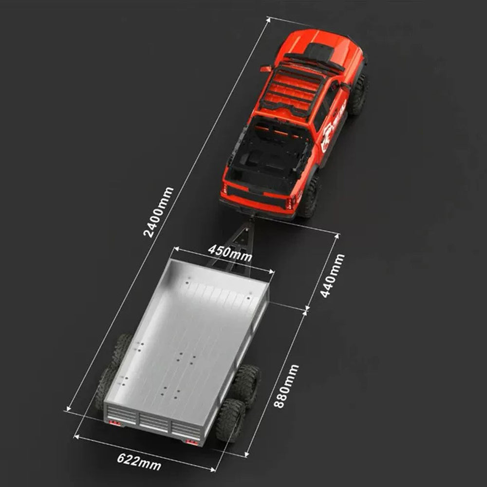 CROSSRC EMO XX2/XXL2 Tyrannosaurus 1/5 RC Car Off-Road Trailer