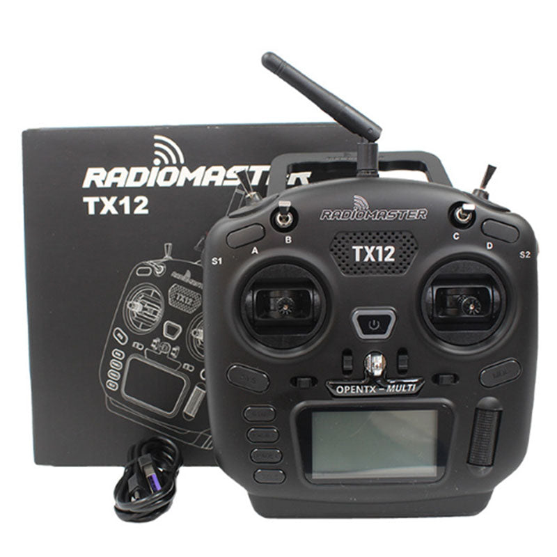 Radiomaster TX12 MK II 2.4GHz 16CH Hall Gimbals CC2500/ELRS Radio Transmitter Support EdgeTX/OpenTX Updated MCU STM32F407 RC Radio Controller for FPV RC Drone
