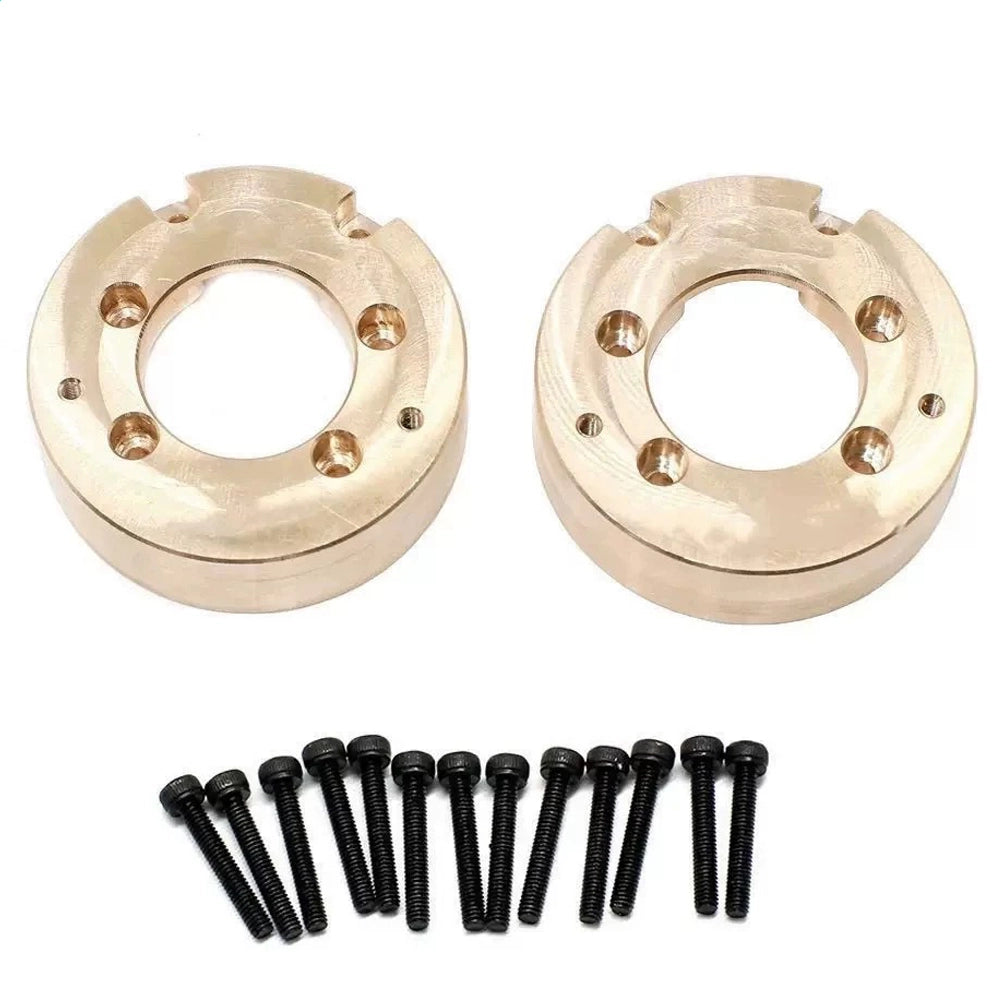 CROSSRC EMO X4 1/8 RC Car Accessories Hunting Cargo Bed Brass Weight Black & Gold Weight Stainless Steel Chassis Armor