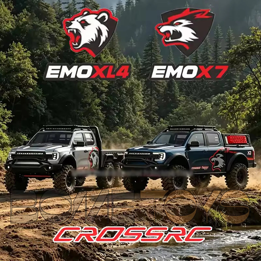 CROSSRC EMO X7 Big Bad Wolf XL4 Big Bad Bear 1/8 RC Rock Crawler Trail Truck