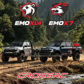 CROSSRC EMO X7 Big Bad Wolf XL4 Big Bad Bear 1/8 RC Rock Crawler Trail Truck