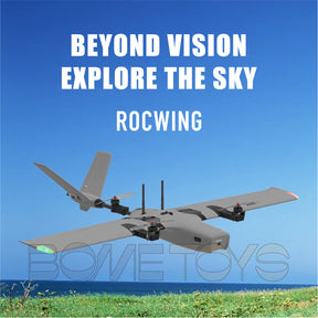 AFModel ROCWING VTOL Drone 3-axis FPV Fixed-wing Airplane UAV Model Airplane Reconnaissance Airplane