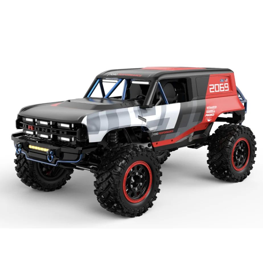 MJX Hyper Go H12P 1/12 RC Car Crawler Licensed Ford Bronco Baja 1000 Edition