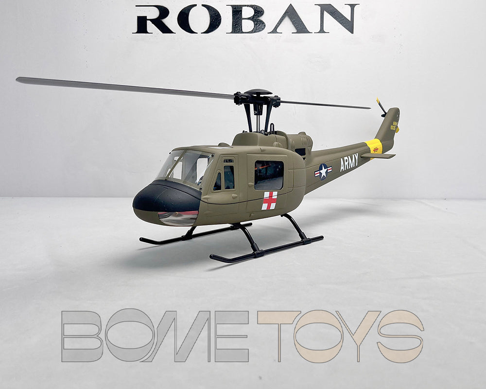 ROBAN UH-1D Huey 450 RC Helicopter 2.4G 11CH GPS Stabilized Flybarless PNP/RTF With X1 Flight Controller
