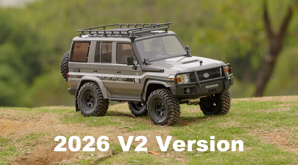 RGT EX86190 LC76 Rescuer V2 4WD RC Car Off-Road Climbing Truck 1/10 Rock Crawler Car Toys