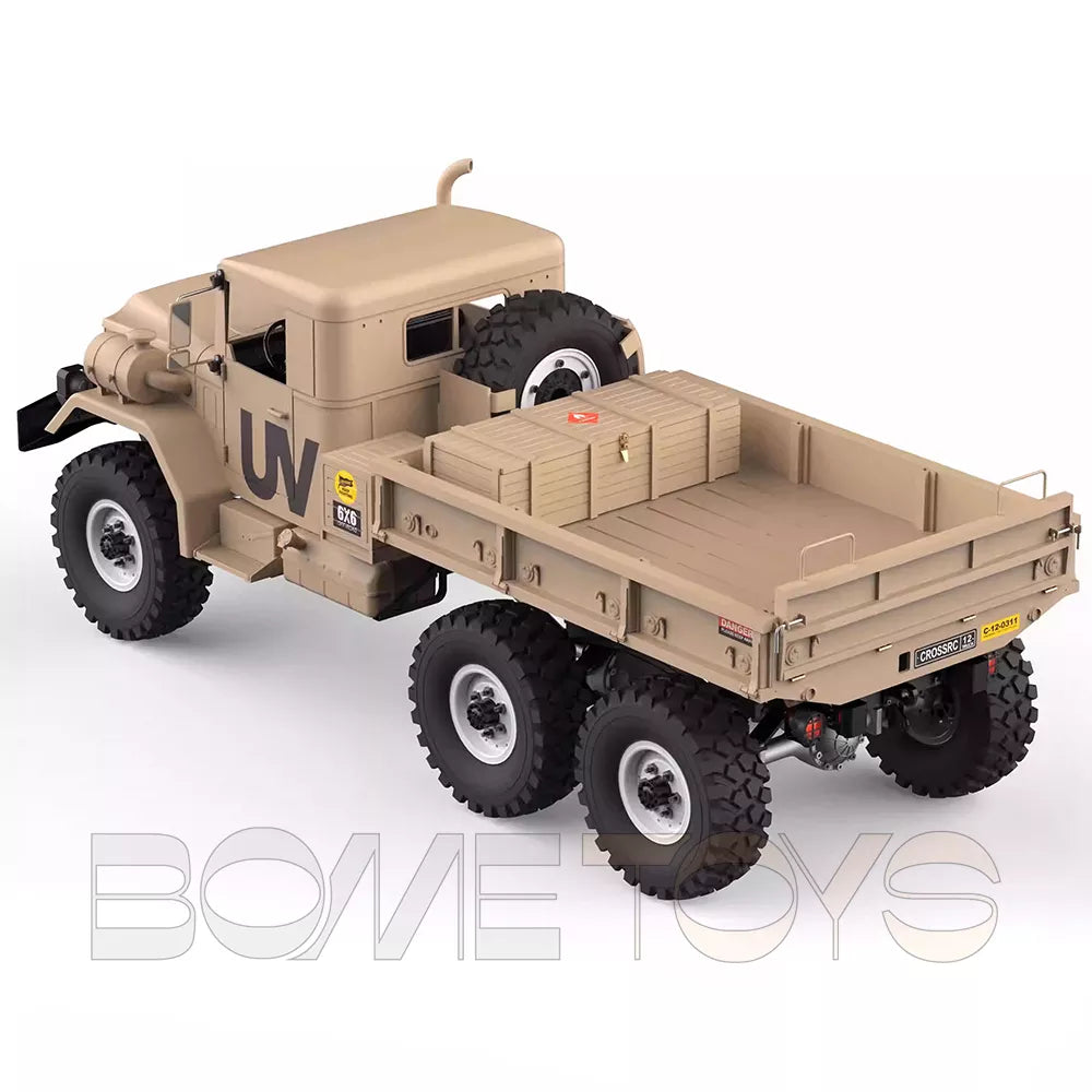 CROSSRC HC6 US M35 Military Truck 1/12 RC Car 6WD Off-Road Dual Speed Vehicle KIT/RTR