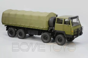 CROSSRC SC8 Metal Version 1/12 RC Military Truck 8X8 RC Car Dual Front Axle Steering Simulation Off-Road Vehicle KIT/RTR
