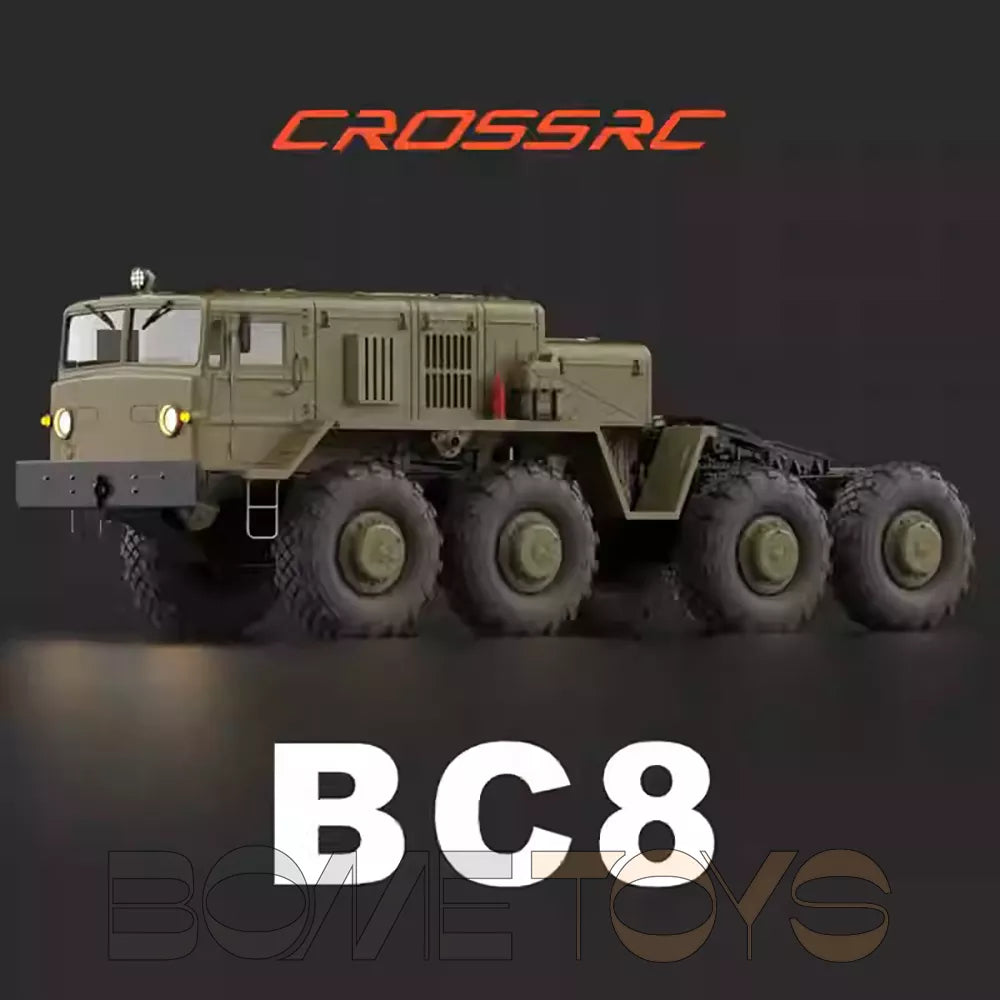 CROSSRC BC8 Mammoth 8x8 1/12 Scale RC Car Military Transport Climbing Car Off-road Model 8WD Toy KIT/RTR