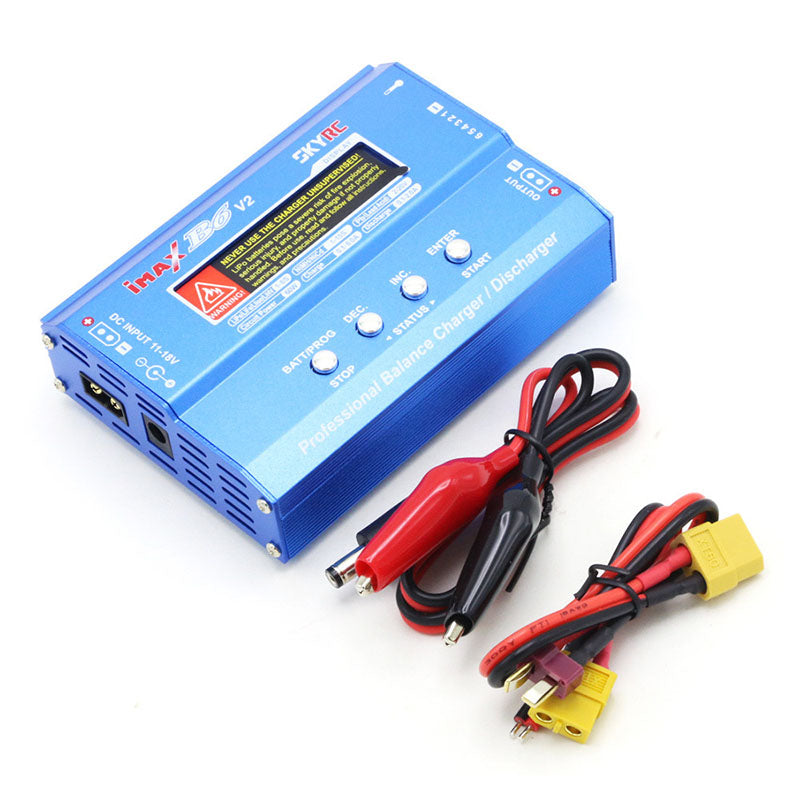 SKYRC IMAX B6 V2 Digital Lipo NiMh Battery Balance Charger With AC POWER 12v 5A Adapter for RC Car Helicopter Toys