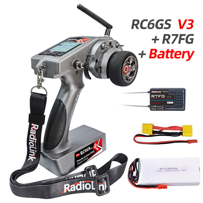 Radiolink RC6GS V3 7CH Radio Transmitter R7FG Receiver Gyro | bometoys