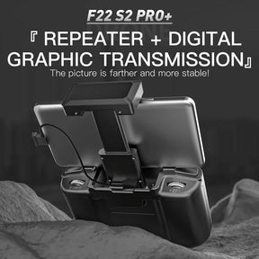 SJRC F22 S2 PRO+ 2-Axis Gimbal 4K Drone 6KM Repeater USB Digital FPV EIS Camera Obstacle Avoidance GPS 5G Quadcopter