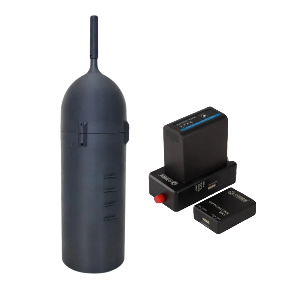 FPV Drone Fiber Optic Image Transmission System 5–60km OpticalLink SKY/GBD Ground Receiver Airborne Fiber Optic Relay Extender Module