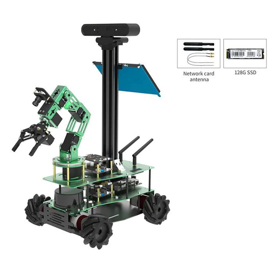 ROSMASTER X3 PLUS ROS STEM Education Python Programming Robot for Jetson NANO 4GB/Orin NX/Orin NANO/RaspberryPi 5B