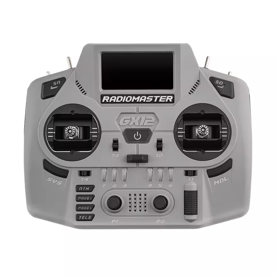 Radiomaster GX12 Crush 1000HZ 3D Digital CNC Hall Gimbal Dual Band Antenna Gemini XROSSBAND EXpressLRS Radio Controller