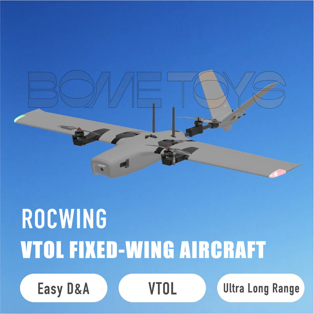 AFModel ROCWING VTOL Drone 3-axis FPV Fixed-wing Airplane UAV Model Airplane Reconnaissance Airplane