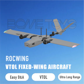 AFModel ROCWING VTOL Drone 3-axis FPV Fixed-wing Airplane UAV Model Airplane Reconnaissance Airplane