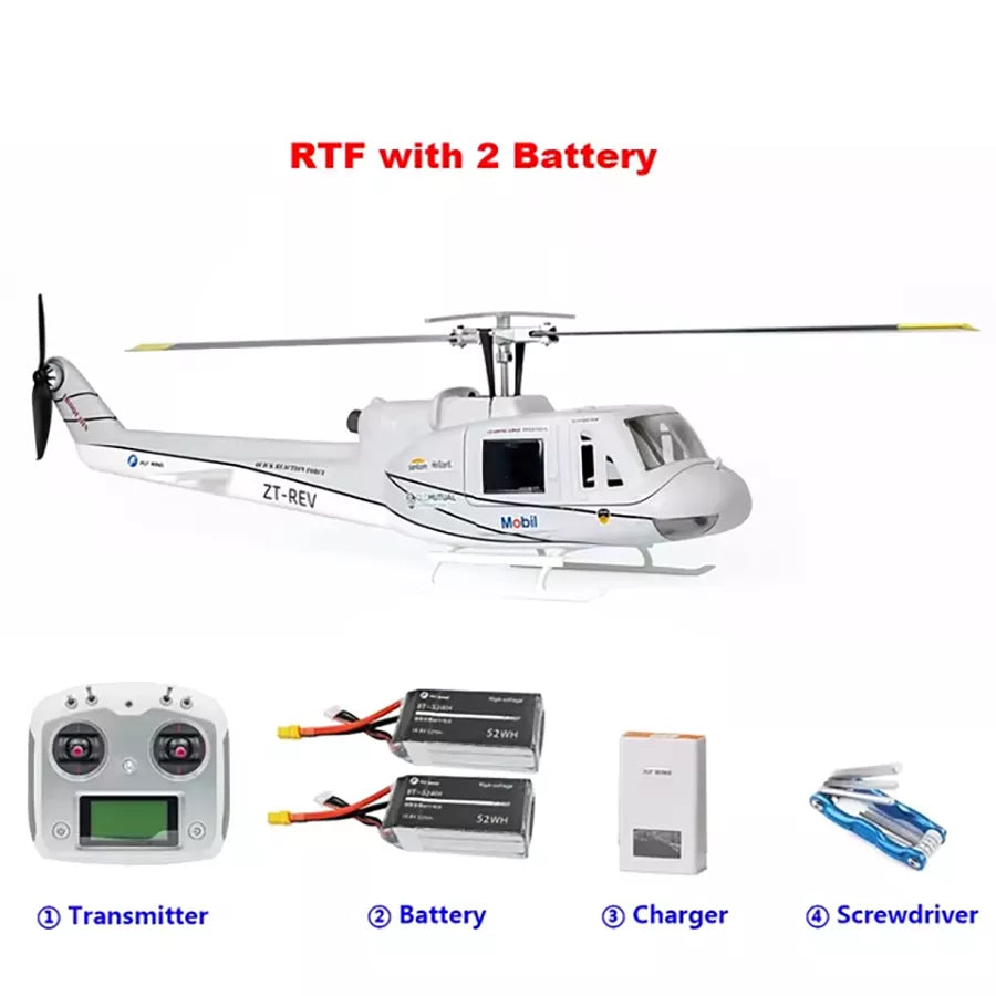 FLYWING UH Huey Helicopter V4 Upgrade Version 450L Class 6CH Brushless GPS Stabilized Altitude Hold RC Helicopter H1 Flight Controller