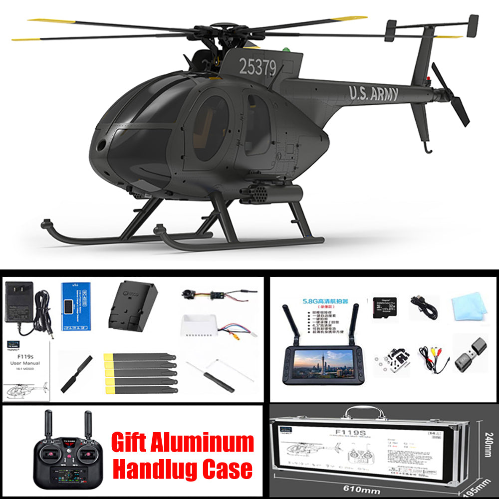YUXIANG F119S MD-500 Bird RC Helicopter GPS Altitude Hold Optical Flow Positioning Radar Brushless 3D Stunt Helicopter