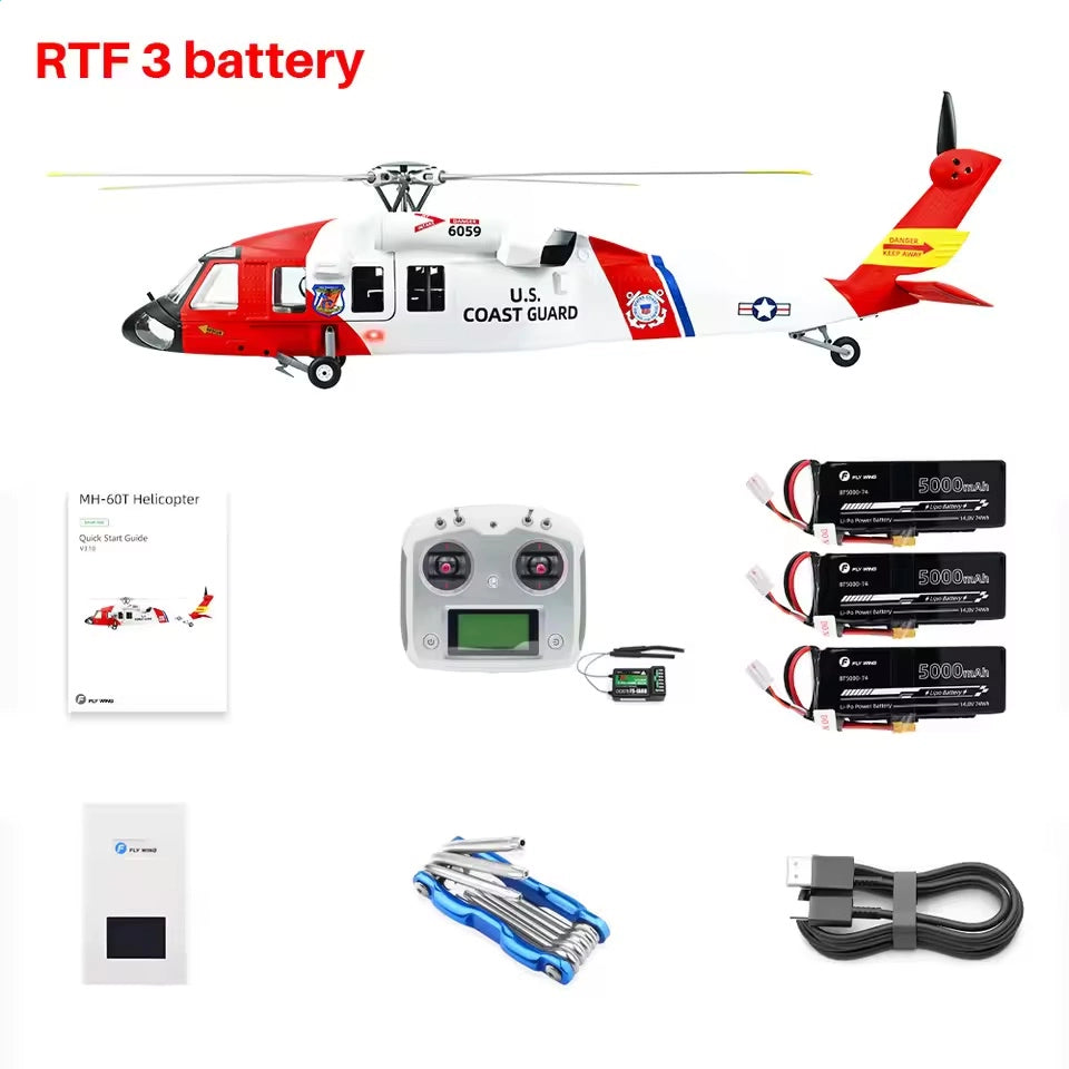 FLYWING MH-60T Jayhawk 470L Scale RC Helicopter GPS ACE Flight Controller RTF Helicopter