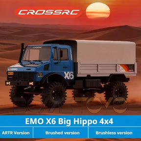 CROSSRC EMO X6 Big Hippo XL3 Big Wild Elephant 1/8 RC Car 4x4/6x6 Climbing Crawler Truck Off-Road Truck