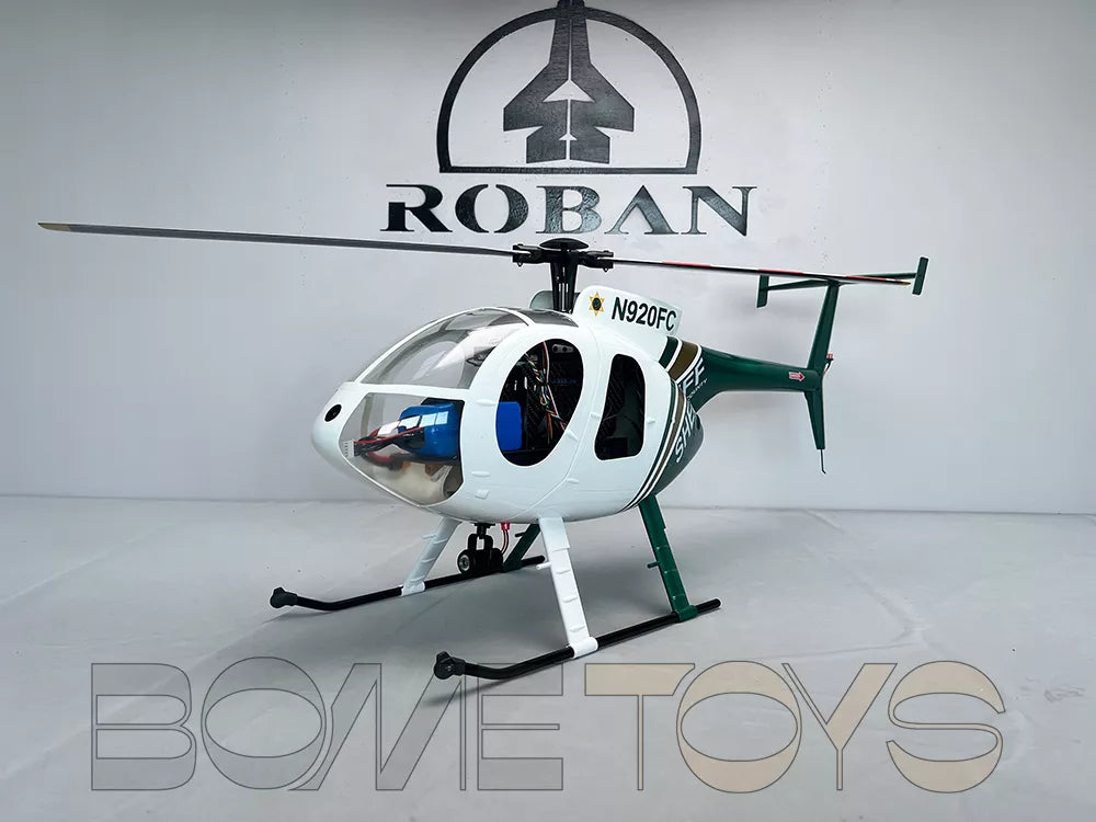 ROBAN 470 MD-500E Bird Helicopter GPS X2 Flight Control System LED Lighting System PNP/RTF Version RC Helicopter