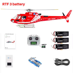 FLYWING AS350 RC Helicopter 470 Class ACE Flight Control 6CH GPS Helicopter LED Light RTF Helicopter