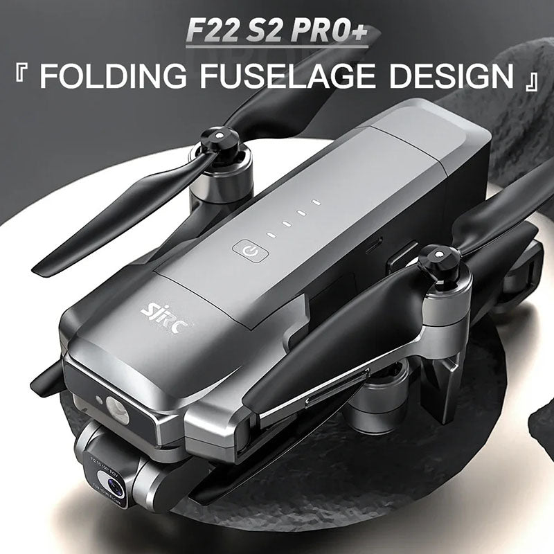 SJRC F22 S2 PRO+ 2-Axis Gimbal 4K Drone 6KM Repeater USB Digital FPV EIS Camera Obstacle Avoidance GPS 5G Quadcopter