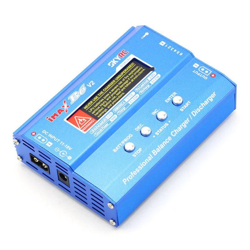 SKYRC IMAX B6 V2 Digital Lipo NiMh Battery Balance Charger With AC POWER 12v 5A Adapter for RC Car Helicopter Toys