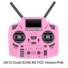 Radiomaster GX12 Crush 1000HZ 3D Digital CNC Hall Gimbal Dual Band Antenna Gemini XROSSBAND EXpressLRS Radio Controller