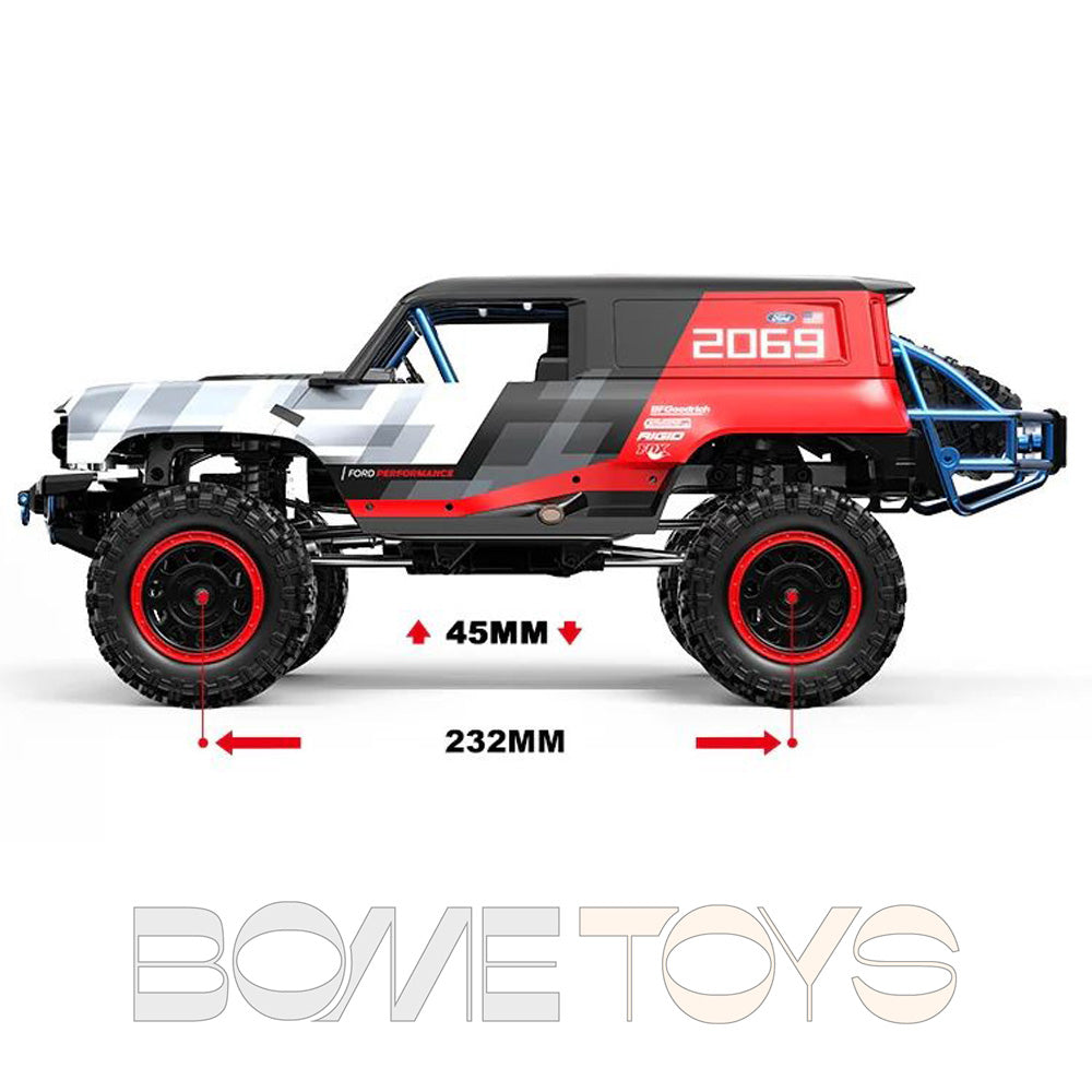 MJX Hyper Go H12P 1/12 RC Car Crawler Licensed Ford Bronco Baja 1000 Edition