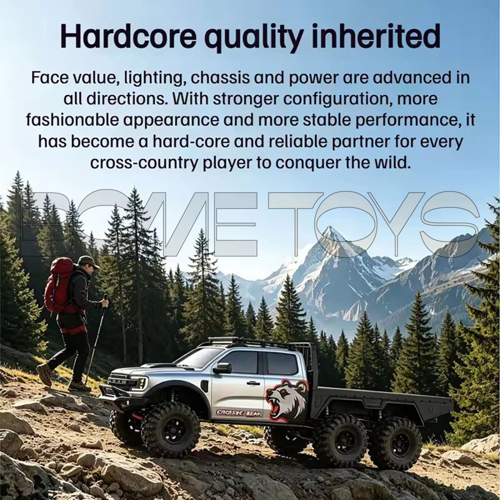 CROSSRC EMO X7 Big Bad Wolf XL4 Big Bad Bear 1/8 RC Rock Crawler Trail Truck