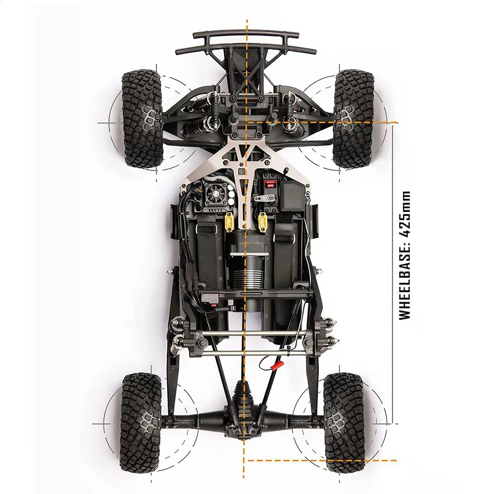 YIKONG YK4073 TB7 V2 Trailbreaker 1/7 Brushless 4WD Desert Off-Road Truck RTR