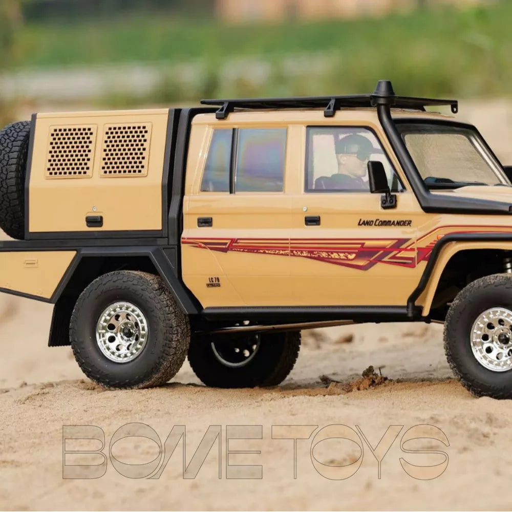 RGT EX86160 LC79 Land Commander 4WD RC Car 1/10 2.4G Rock Crawler Off-Road Climbing Truck with LED Lights Set