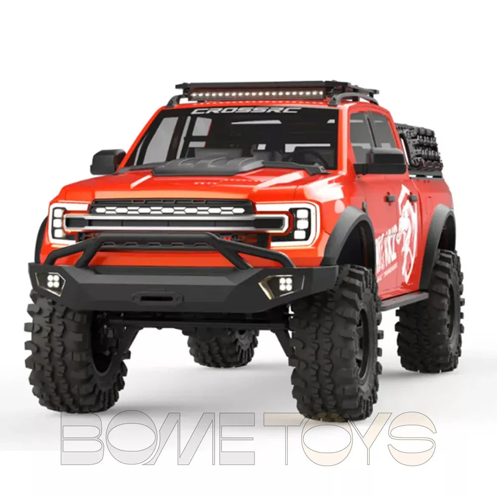 gear 2 play rc stunt racer CROSSRC EMO XX2/XXL2 Tyrannosaurus 1/5 RC Car 4x4/6x6 Climbing Crawler Truck Off-Road Vehicle, Orange 4X4 XX2 ARTR / Not Included