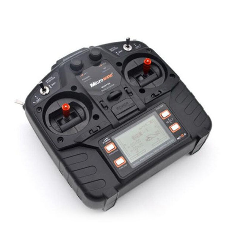 Microzone MC8B 2.4G 8CH Remote Control Transmitter & MC9002 CH Receiver Radio System for RC Aircraft Fixed-wing Helicopter Drone
