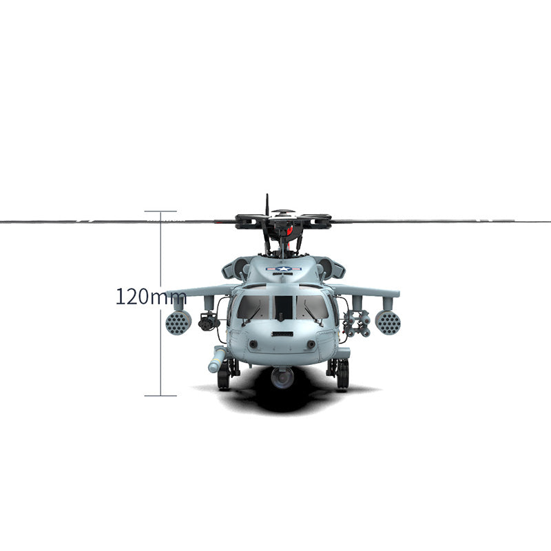 YXZNRC F09-H Naval Eagle RC Helicopter 6CH 6-Axis Gyro GPS Optical Flow Positioning 5.8G FPV Camera Dual Brushless Combat Helicopter